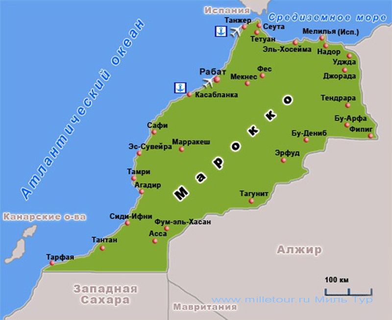 map of Morocco 3